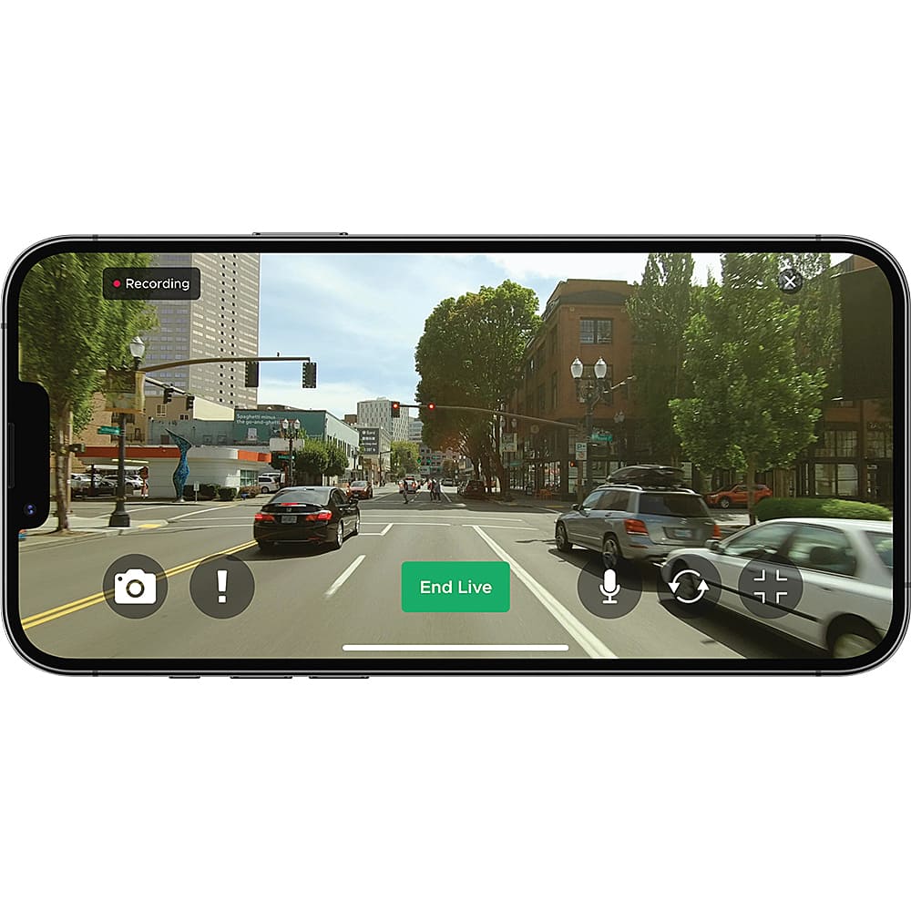 Alt View 13. DroneMobile - DroneMobile XC - 2K QHD Dash Cam with LTE + GPS + WiFi bundled with DroneMobile XC Rear Camera - Black.