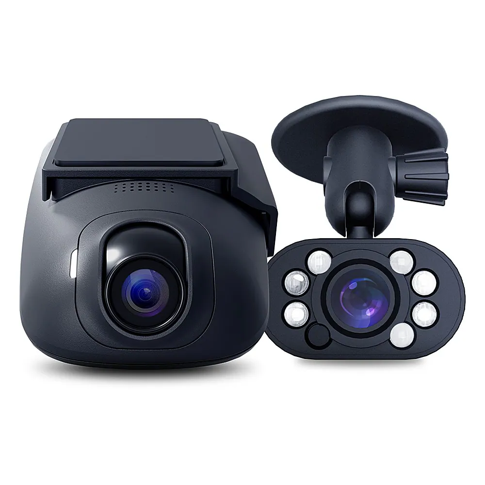DroneMobile - XC - 2K QHD Dash Cam with LTE + GPS + WiFi bundled with XC Interior Camera - Black