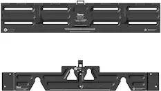 Front. Roku - Wall Mount Kit for 65” Pro Series TV - Ultra-Slim with Minimalist, Flat Design - Hinged Mount for Easy Access to Cables - Black.