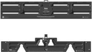Roku - Wall Mount Kit for 55” Pro Series TV - Ultra-Slim with Minimalist, Flat Design - Hinged Mount for Easy Access to Cables - Black - Front_Zoom