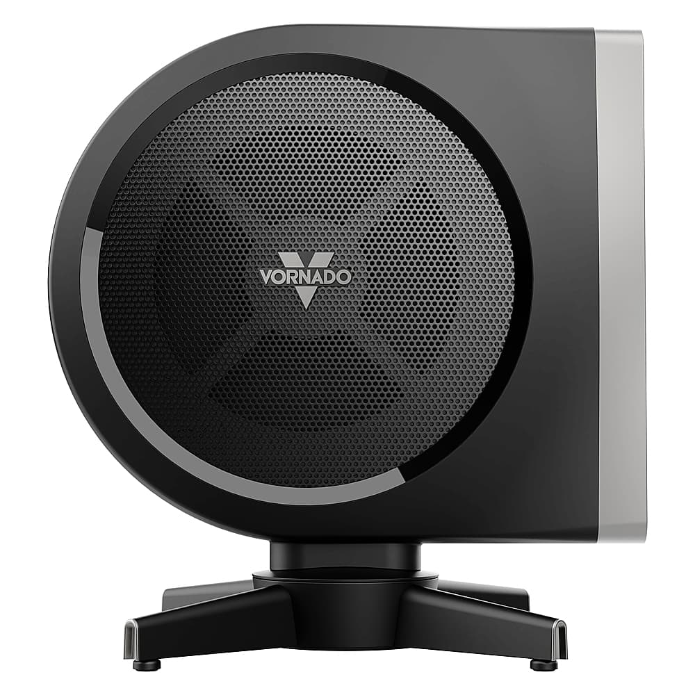 Left View: Vornado - Strata Floor Fan - Black