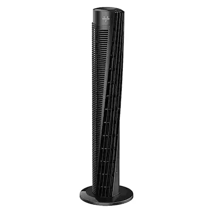 Front. Vornado - Osc73 Tower Fan - Black.
