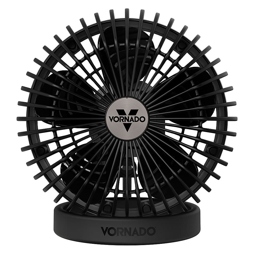 Angle. Vornado - Sphere Desk Fan - Black.