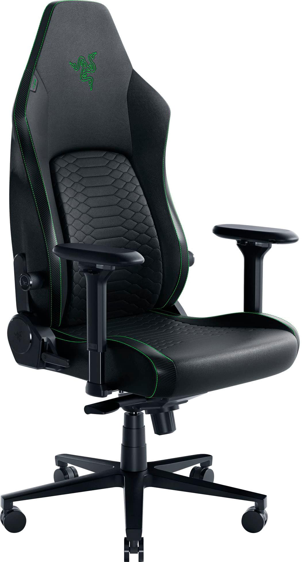 Alt View 18. Razer - Iskur V2 Gaming Chair with Adaptive Lumbar Support - Black/Green.