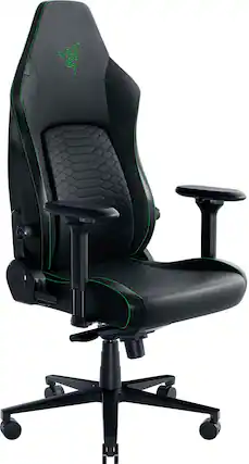 Alt View 18. Razer - Iskur V2 Gaming Chair with Adaptive Lumbar Support - Black/Green.