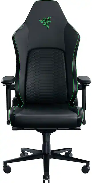 Razer Iskur V2 Gaming Chair with Adaptive Lumbar Support Black Green RZ38 04900100 R3U1 Best Buy
