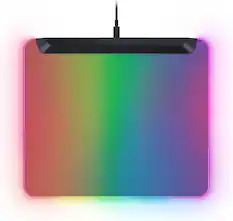 Front. Razer - Firefly V2 Pro Micro-Textured Surface Gaming Mouse Pad with Chroma RGB Lighting - Black.