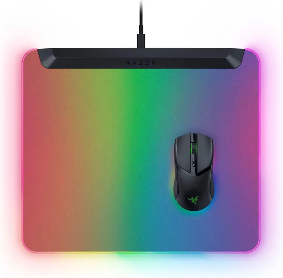 Razer Firefly V2 Pro Gaming Mouse Pad with Chroma RGB Lighting Black ...