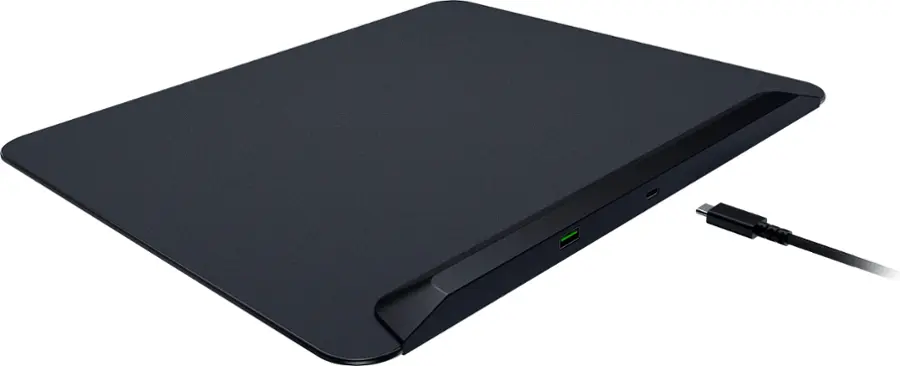 Alt View 21. Razer - Firefly V2 Pro Micro-Textured Surface Gaming Mouse Pad with Chroma RGB Lighting - Black.