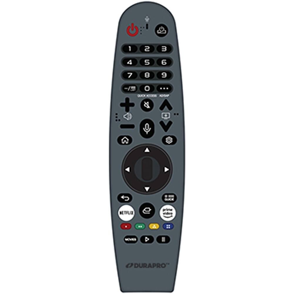 Remote Control. DuraPro - Partial Sun Smart Series 65" Class LED Outdoor Partial Sun 4K UHD Smart webOS TV - Black.