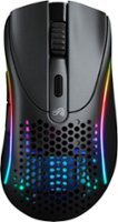 Glorious - Model D 2 Wireless Optical RGB Gaming Mouse with 6 Programmable Buttons - Matte Black - Front_Zoom