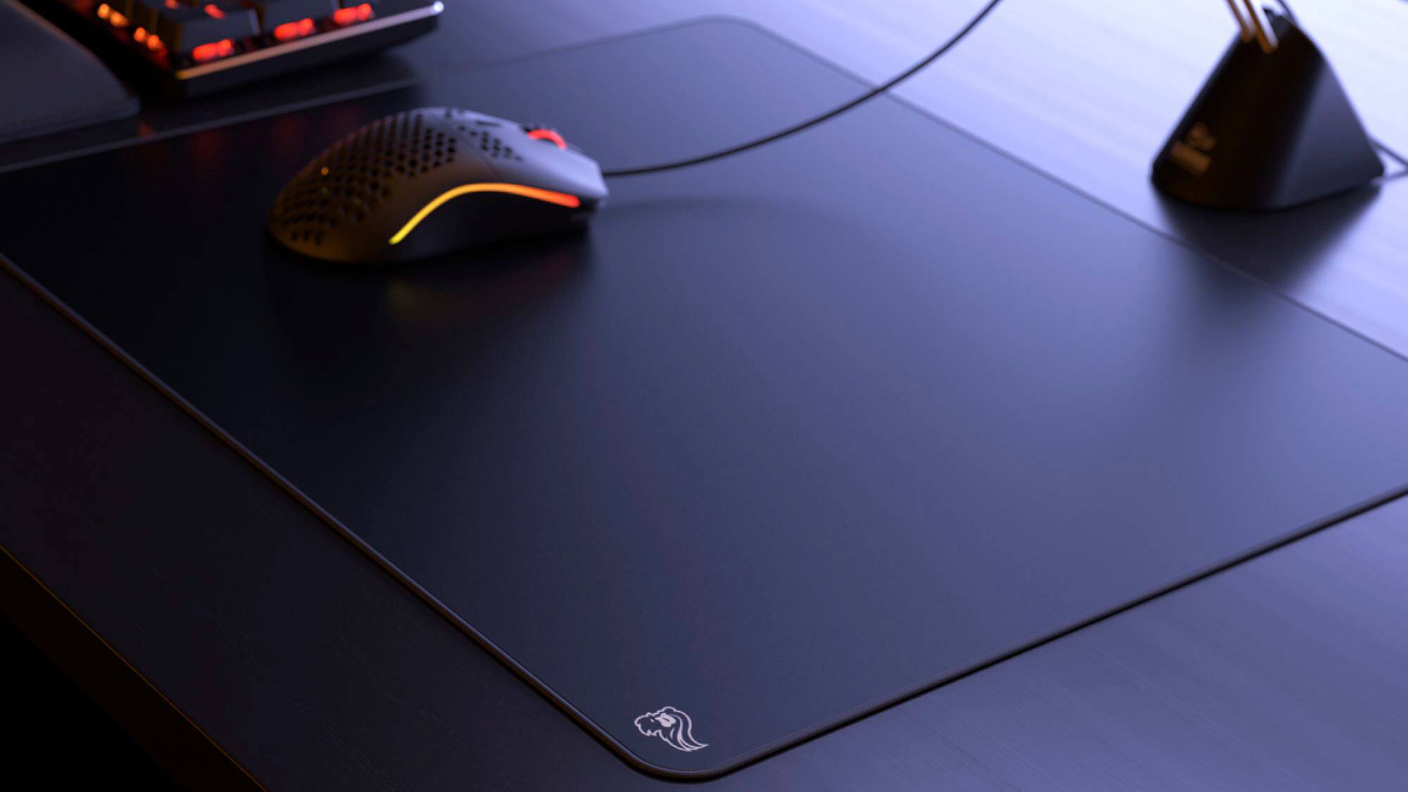 Alt View 13. Glorious - Elements Fire Gaming Mouse Pad with Hybrid Cloth Surface (Large) - Black.