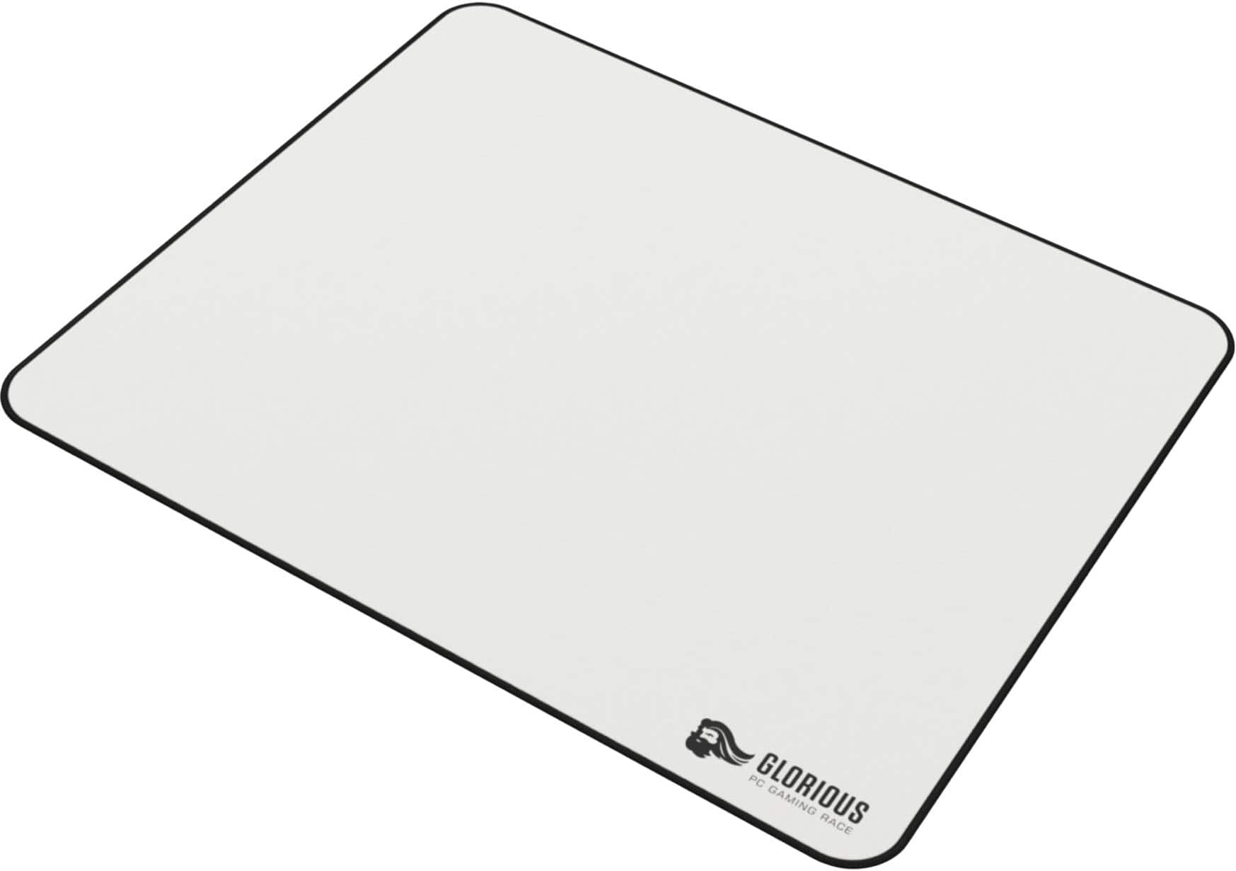 Alt View 11. Glorious - Stealth Edition Cloth Gaming Mouse Pad with Stitched Edges (Large) - White.