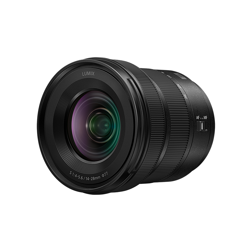 Angle View: Panasonic - LUMIX S 20-60mm F3.5-5.6 Interchangeable Lens L-Mount Compatible for LUMIX S Series Cameras - Black