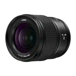 Panasonic - LUMIX S 18mm F1.8 Interchangeable Lens L-Mount Compatible for LUMIX S Series Cameras - Black