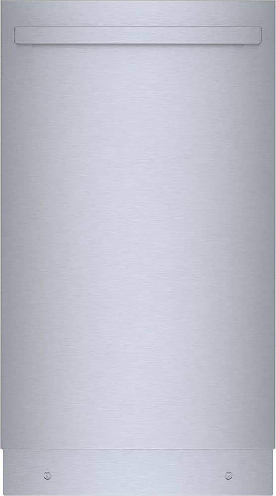 Bosch - 800 Series 18" ADA Top Control Smart Built-In Tub Dishwasher with 3rd Rack, 44 dBA - Stainless Steel - Front_Zoom