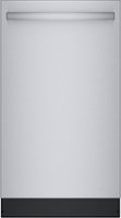 Bosch - 800 Series 18" ADA Top Control Smart Built-In Stainless Steel Tub Dishwasher with 3rd Rack, 44 dBA - Stainless Steel - Front_Zoom