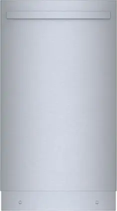 Bosch - 800 Series 18" ADA Top Control Smart Built-In Stainless Steel Tub Dishwasher with 3rd Rack, 44 dBA - Stainless steel