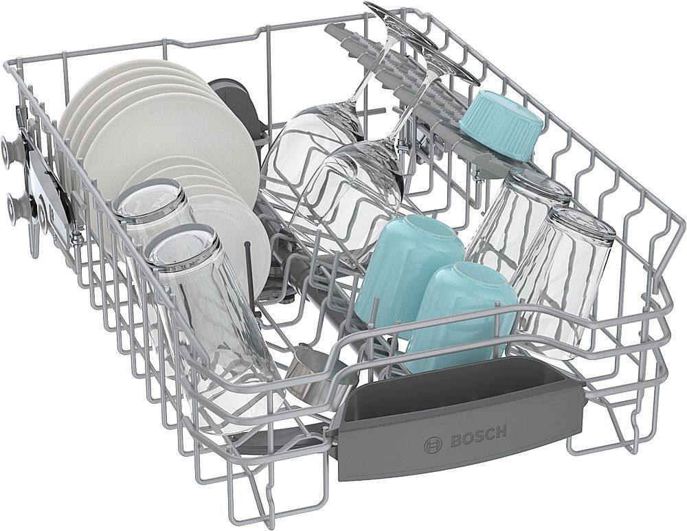 Alt View 19. Bosch - 800 Series 18" ADA Top Control Smart Built-In Stainless Steel Tub Dishwasher with 3rd Rack, 44 dBA - Stainless steel.