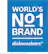 World's No.1 Brand dishwashers*
Source: Euromonitor International Limited: volume sales 2023