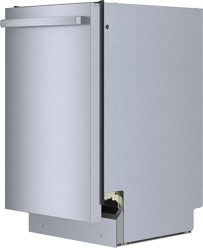 Left. Bosch - 800 Series 18" ADA Top Control Smart Built-In Stainless Steel Tub Dishwasher with 3rd Rack, 44 dBA - Stainless steel.