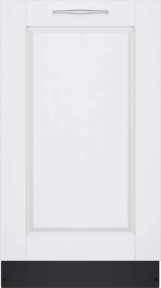 Bosch - 800 Series 18" ADA Top Control Smart Built-In Stainless Steel Tub Dishwasher with 3rd Rack, 44 dBA - Custom Panel Ready - Front_Zoom