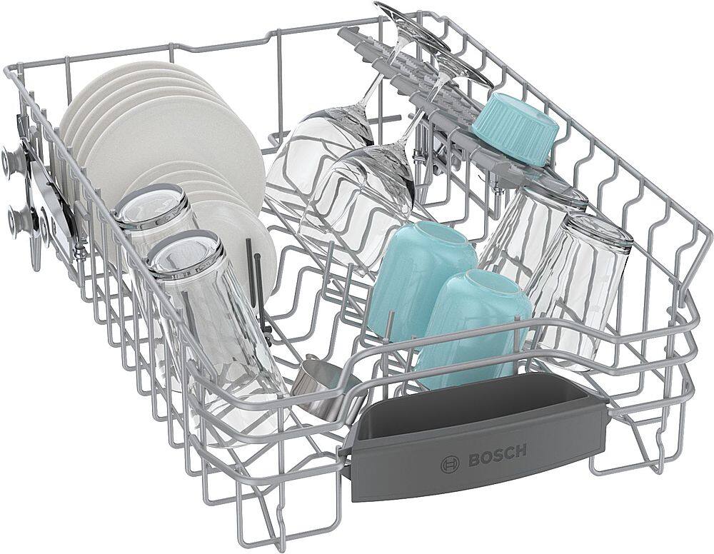 Alt View 19. Bosch - 800 Series 18" ADA Top Control Smart Built-In Stainless Steel Tub Dishwasher with 3rd Rack, 44 dBA - Custom Panel Ready.