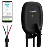 Emporia - EV Charger / Hardwire / J1772 - Black - Front_Zoom