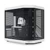 Front. HYTE - HYTE Y70 ATX Mid-Tower Case - Black/White.