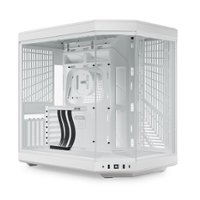 HYTE Y70 ATX Mid-Tower Case - White - Front_Zoom