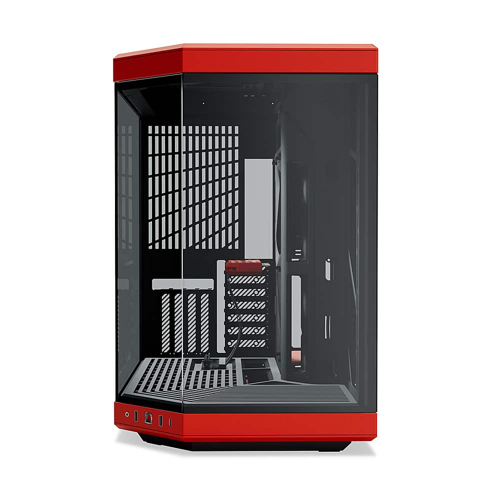 Alt View 11. HYTE - HYTE Y70 ATX Mid-Tower Case - Black/Red.