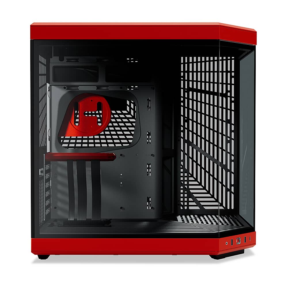 Alt View 12. HYTE - HYTE Y70 ATX Mid-Tower Case - Black/Red.