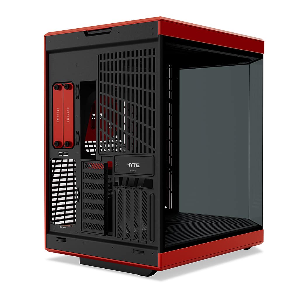 Alt View 13. HYTE - HYTE Y70 ATX Mid-Tower Case - Black/Red.