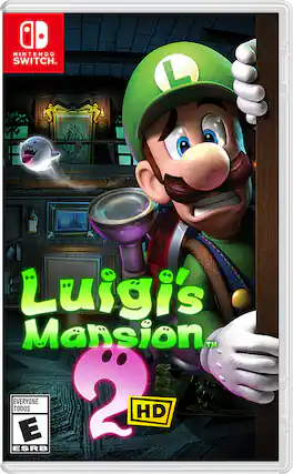 Front. Nintendo - Luigi’s Mansion 2 HD. - E (Everyone)