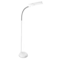 OttLite - 13w Wingshade Floor Lamp - White - Front_Zoom