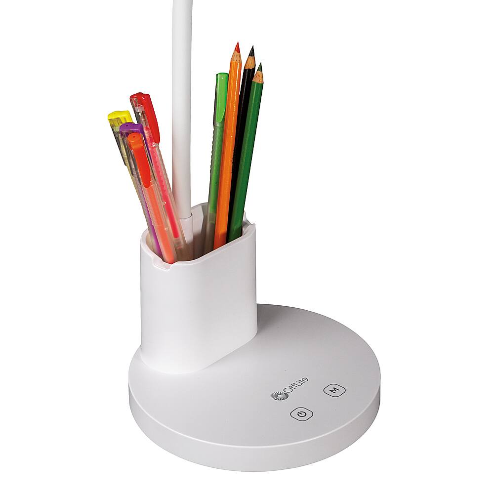Best buy ottlite rechargeable led desk lamp with phone holder white