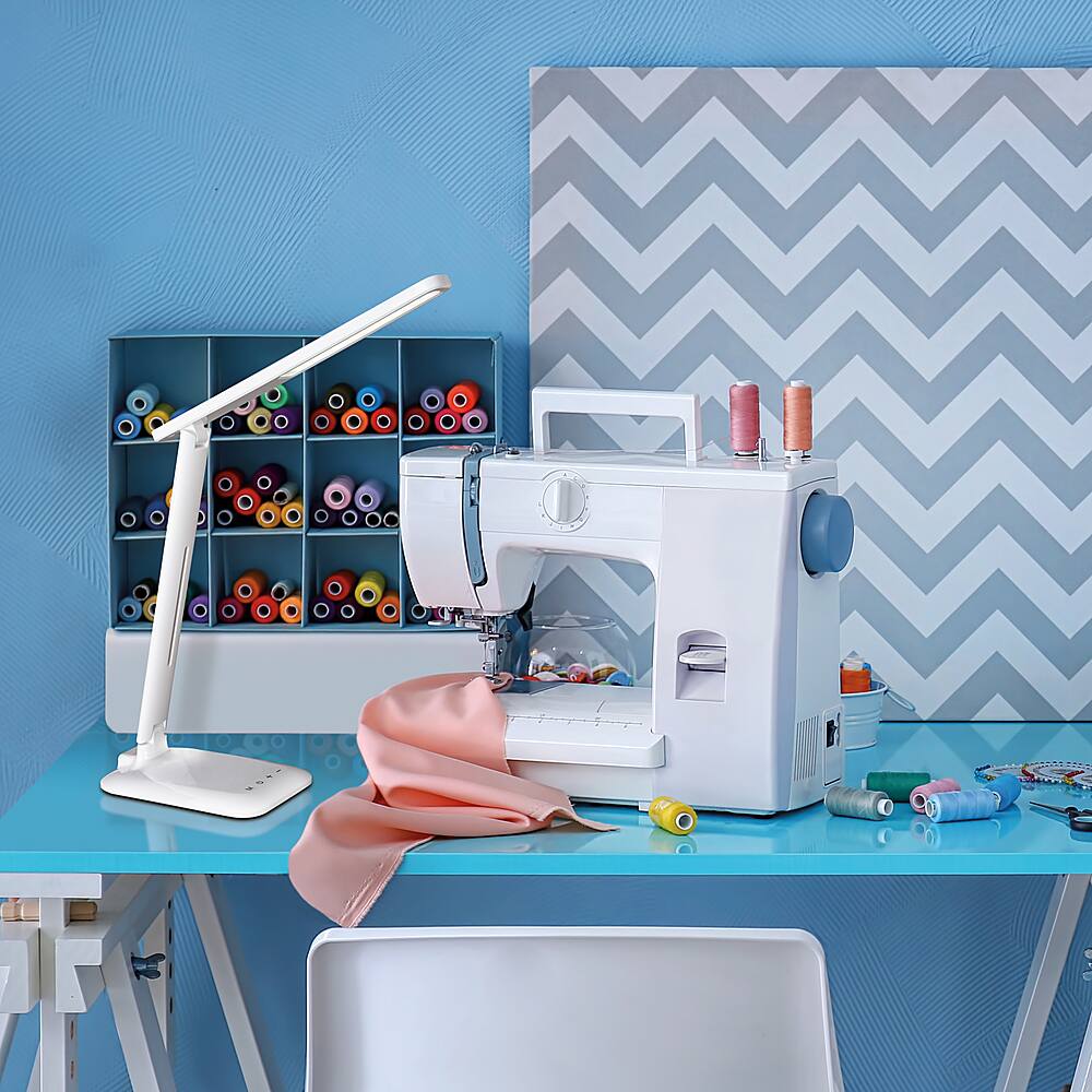 Alt View 12. OttLite - Slimline LED Desk Lamp - White.