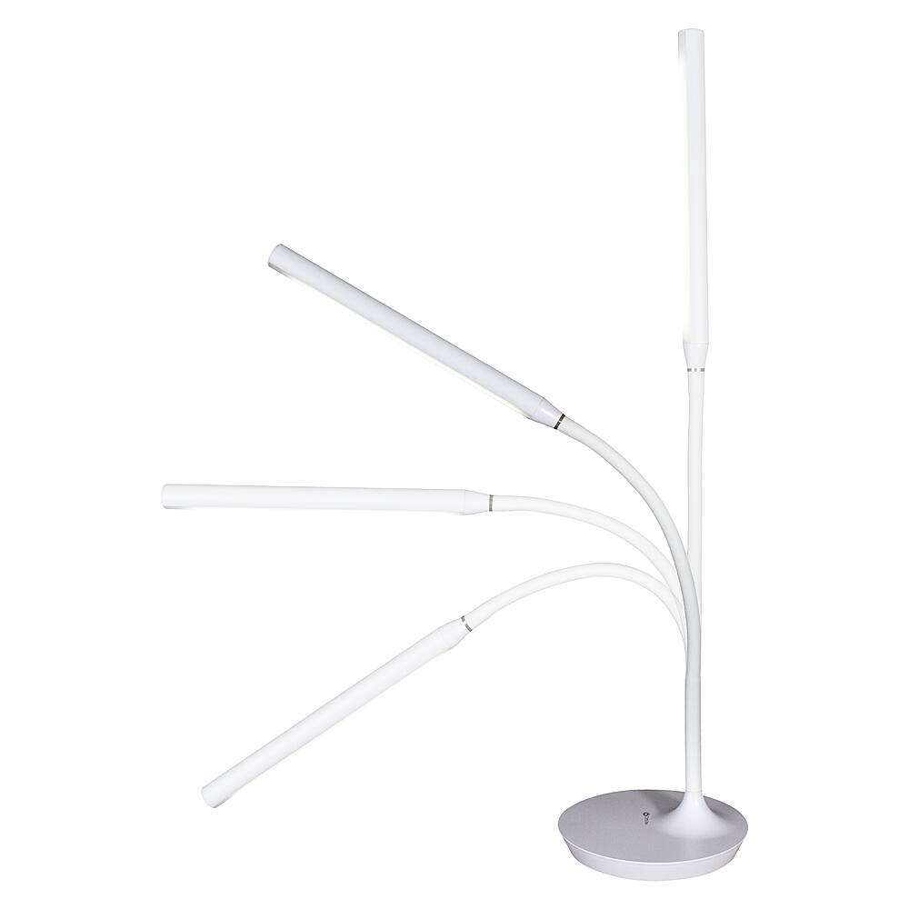 Alt View 11. OttLite - Extended Reach LED Desk Lamp - White.