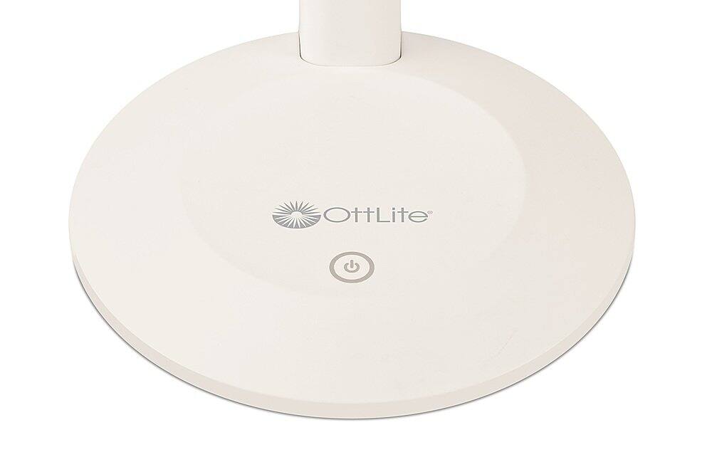 Left. OttLite - Natural Daylight LED Flex Lamp - White.