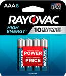 Customer Reviews: Rayovac High Energy AAA Batteries (8 Pack), Alkaline ...