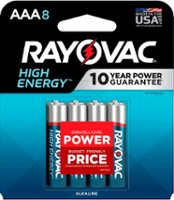 Rayovac High Energy AAA Batteries (8 Pack), Alkaline Triple A Batteries - Front_Zoom