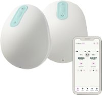 Willow 360 Leak-Proof Wearable Double Electric Breast Pump - White - Front_Zoom