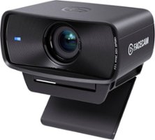 Elgato - Facecam MK.2 Full HD 1080p60 Webcam for Video Conferencing, Gaming, and Streaming - Black - Front_Zoom