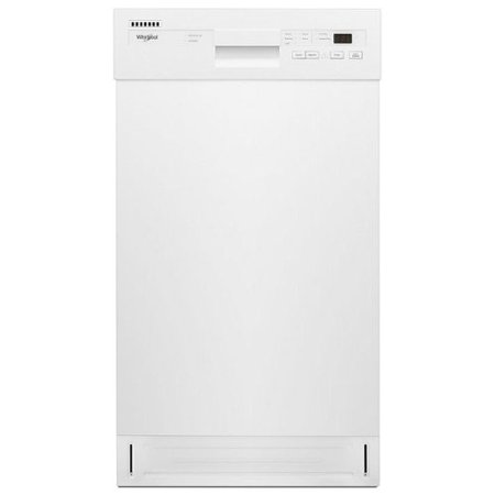 Whirlpool - Front Control Built-In Dishwasher with Cycle Memory and 50 dBA - White