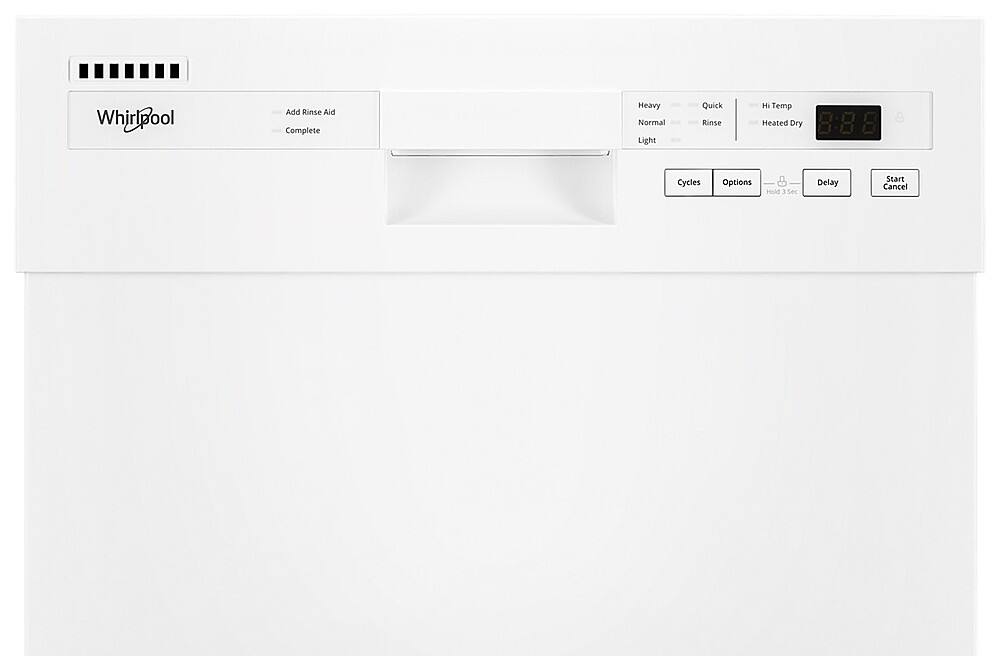 Alt View 1. Whirlpool - Front Control Built-In Dishwasher with Cycle Memory and 50 dBA - White.