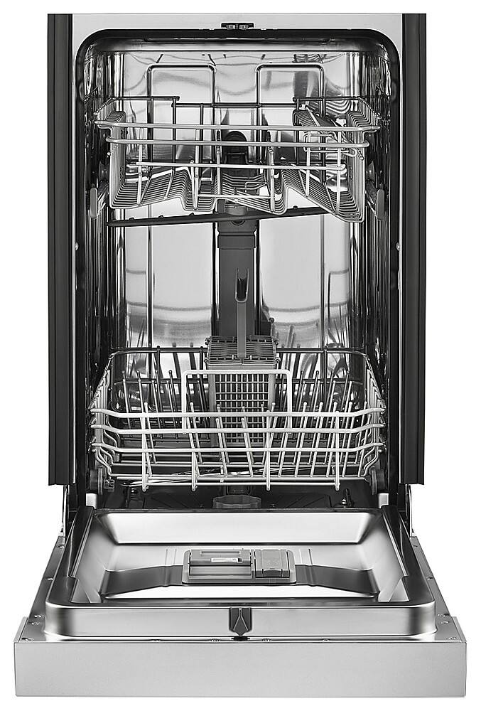 Alt View 2. Whirlpool - Front Control Built-In Dishwasher with Cycle Memory and 50 dBA - Monochromatic Stainless Steel.