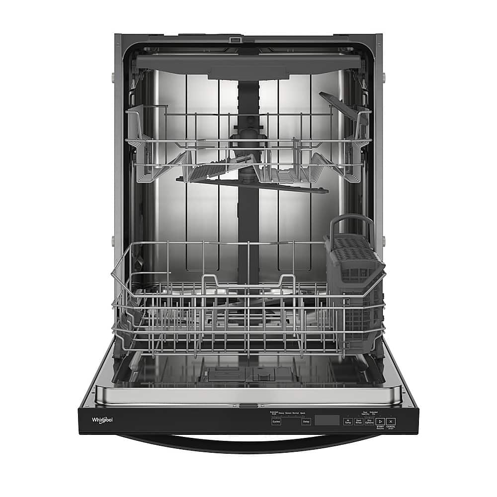 Alt View 11. Whirlpool - Top Control Built-In Dishwasher with 3rd Rack and 44 dBA - Black.