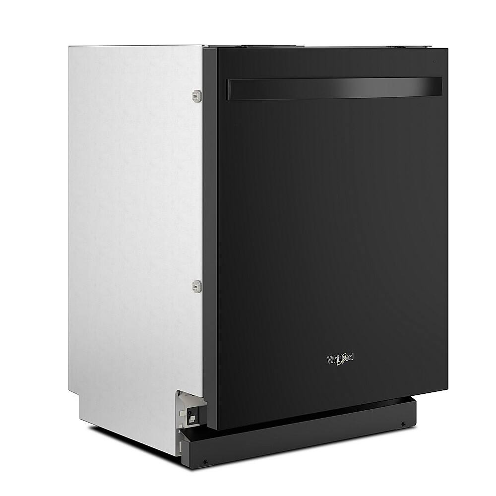 Alt View 2. Whirlpool - Top Control Built-In Dishwasher with 3rd Rack and 44 dBA - Black.