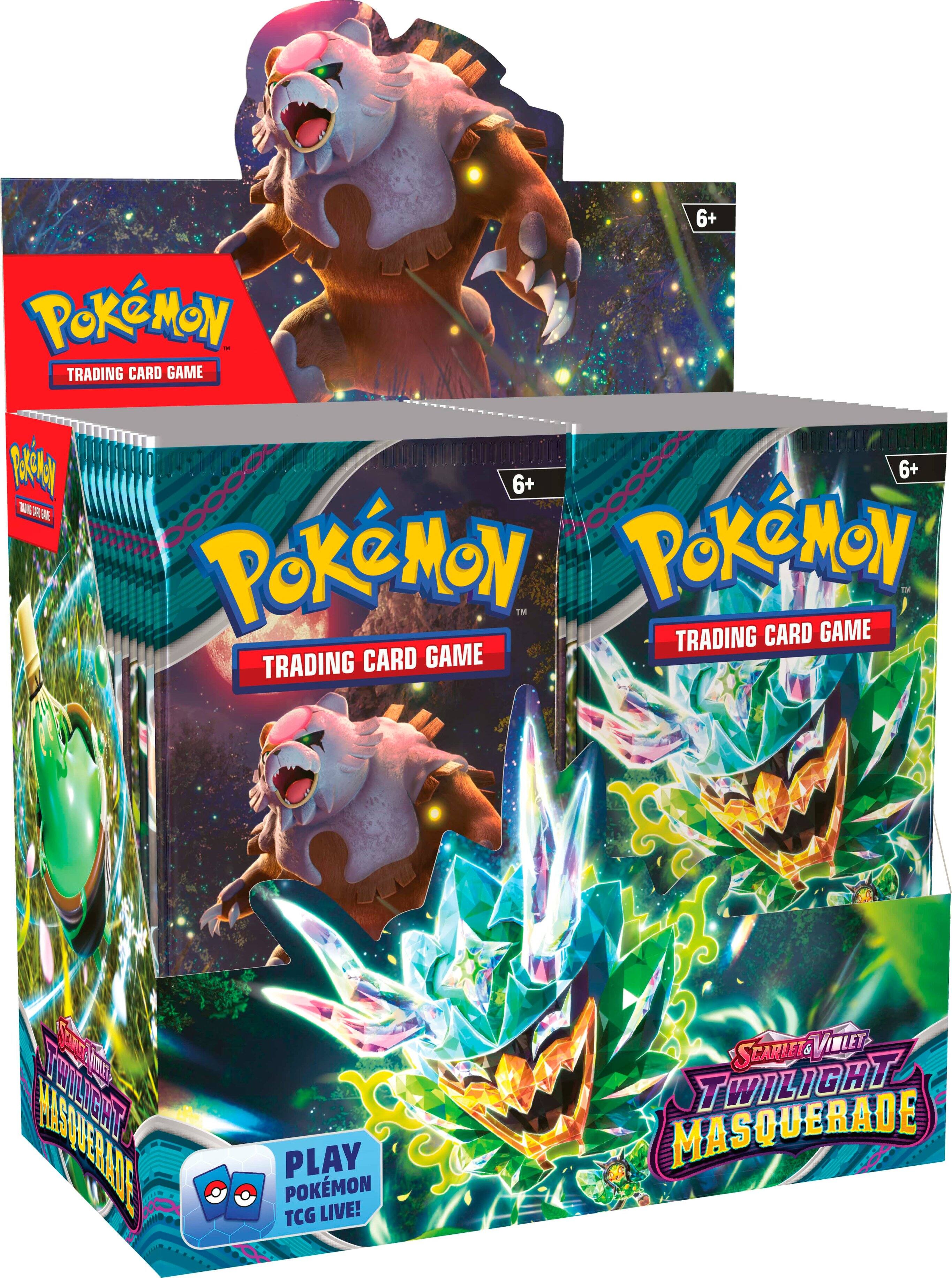 Angle. Pokémon - Trading Card Game: Twilight Masquerade Booster Box - 36 Packs.