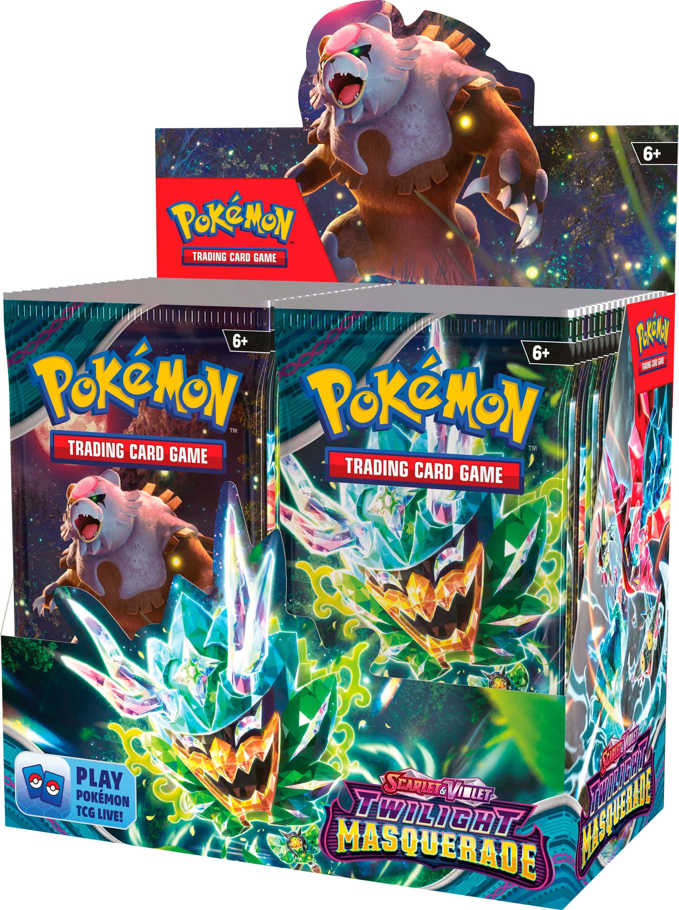 Left. Pokémon - Trading Card Game: Twilight Masquerade Booster Box - 36 Packs.